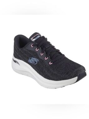 Skechers Arch Fit 2.0 Rich Vision Women’s Shoes Black/Pink Size 10 NEW